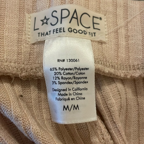 L*SPACE NWT Jasper Pants ribbed loungewear M - Picture 6 of 6